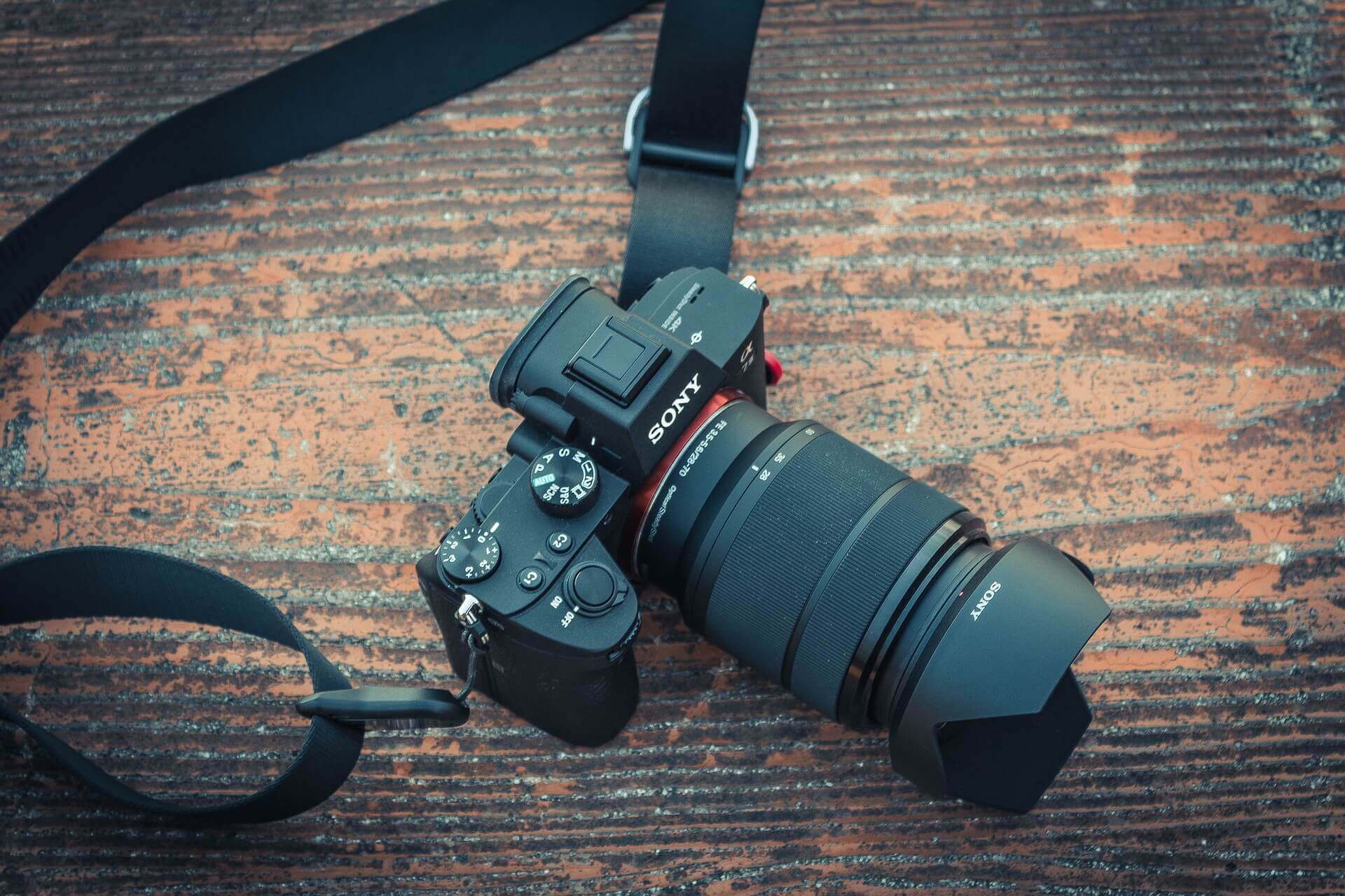 Sony a7 III camera with various remote control options for wireless photography